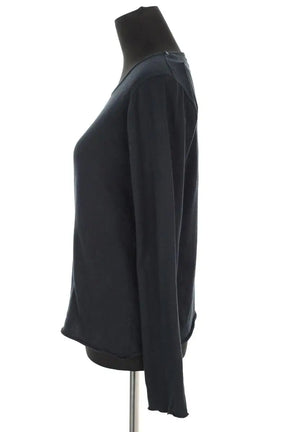 Top Agnès B. Noir en Coton