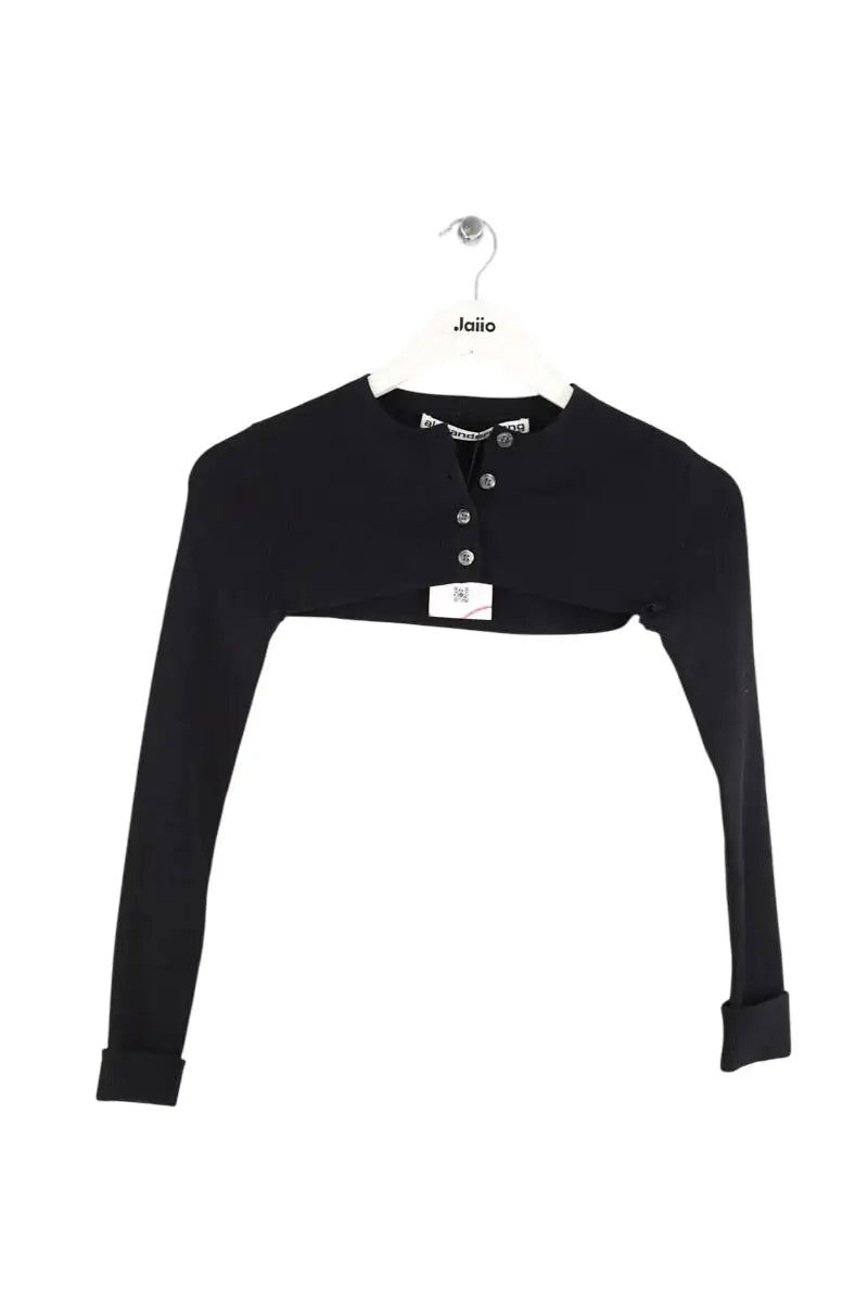 Top Alexander Wang Noir en Polyester, taille XS - Seconde Main