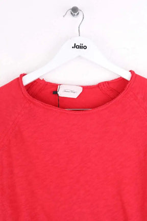 Top American Vintage Rouge en Coton