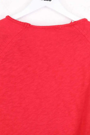 Top American Vintage Rouge en Coton