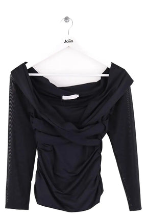 Top Anne Fontaine Noir en Synthétique, taille M - Seconde Main