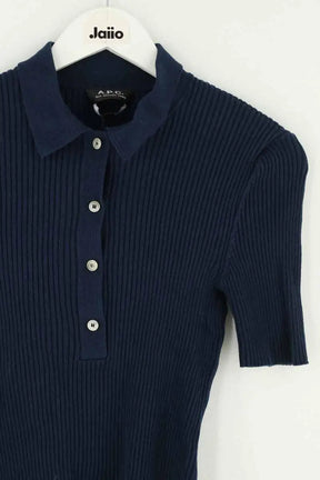 Top APC Bleu en Coton