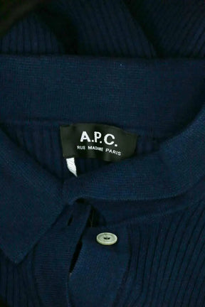 Top APC Bleu en Coton