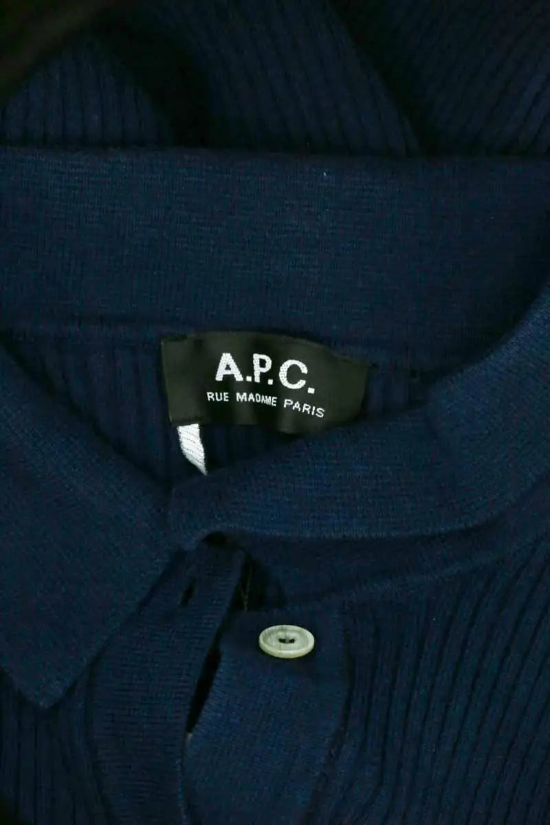 Top APC Bleu en Coton