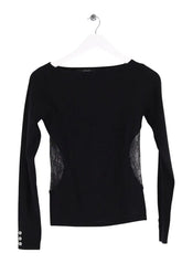 Top Azzaro Noir en Laine, taille S - Seconde Main