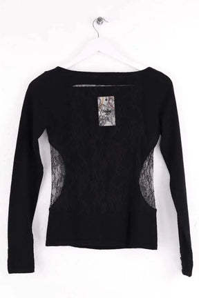 Top Azzaro Noir en Laine