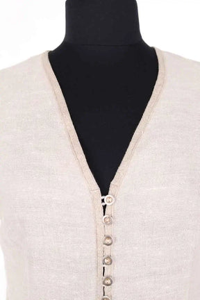 Top Barbara Bui Beige en Lin