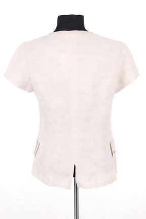 Top Barbara Bui Beige en Lin