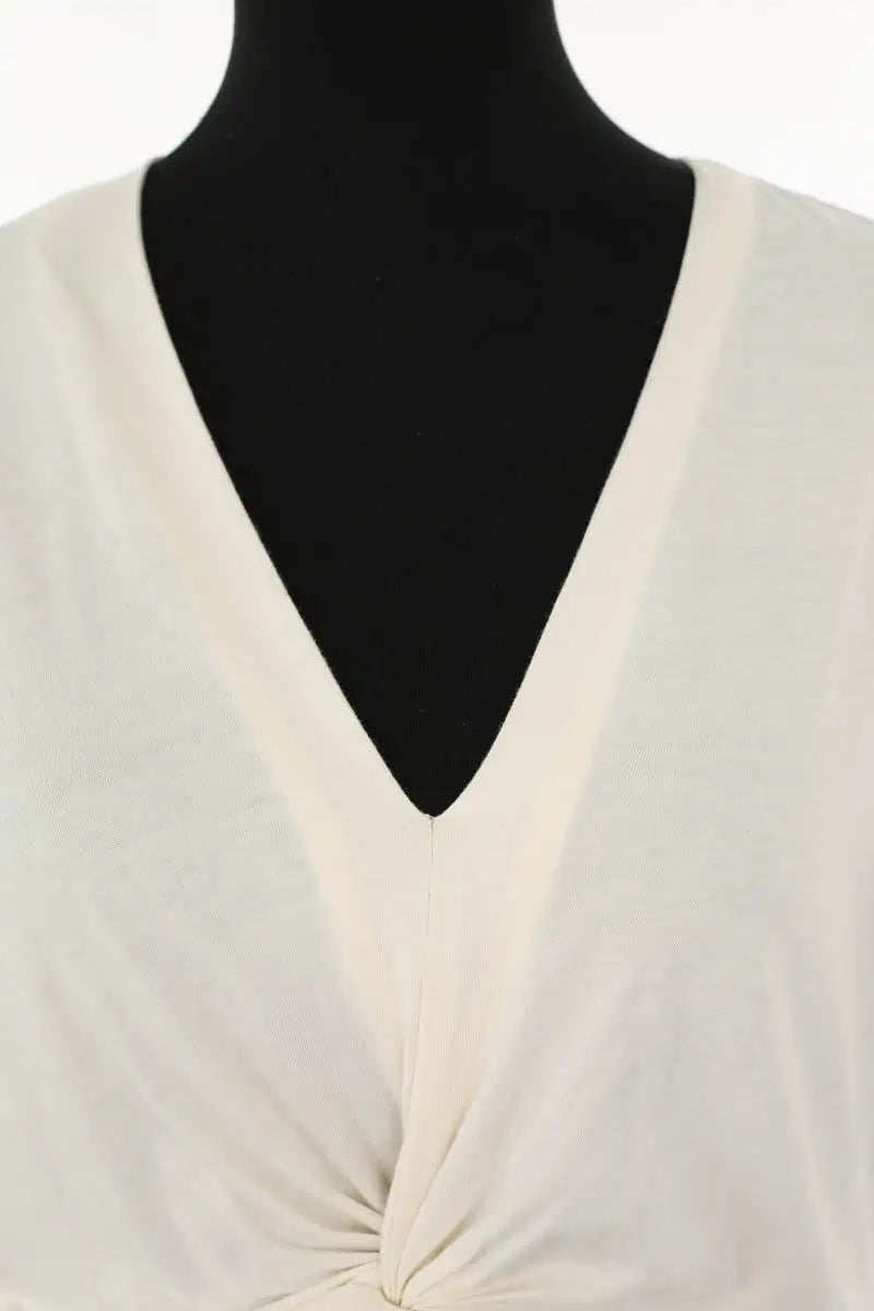 Top Ba&Sh Blanc en Coton
