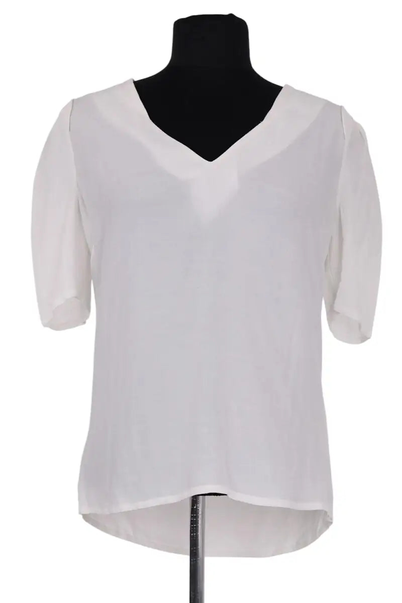 Top Ba&Sh Blanc en Viscose, taille S - Seconde Main