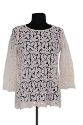 Top Ba&Sh Gazani Blanc en Coton, taille S - Seconde Main