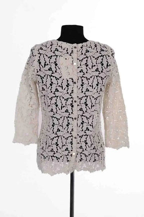 Top Ba&Sh Gazani Blanc en Coton