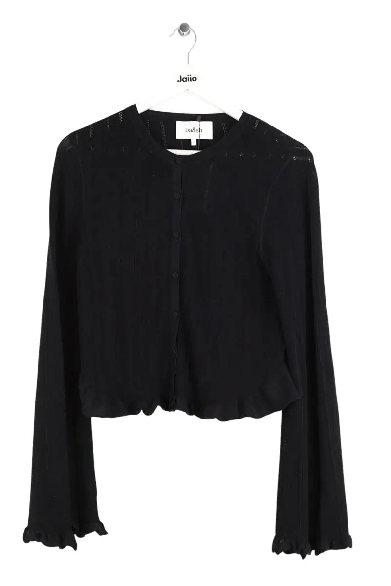 Top Ba&Sh Noir en Coton, taille M - Seconde Main