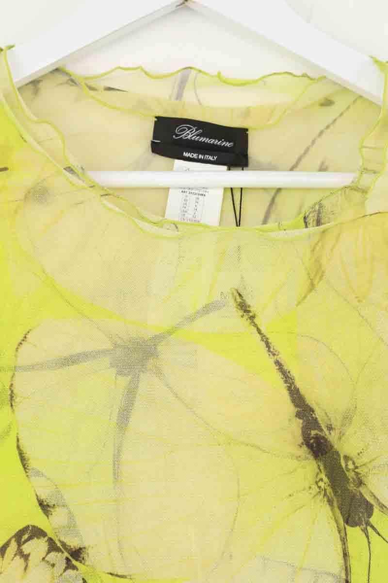Top Blumarine Jaune en Polyamide