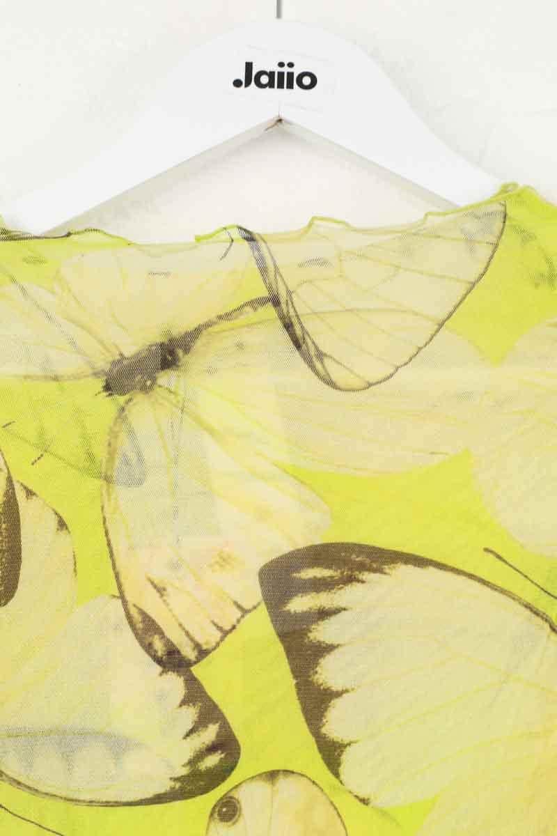 Top Blumarine Jaune en Polyamide