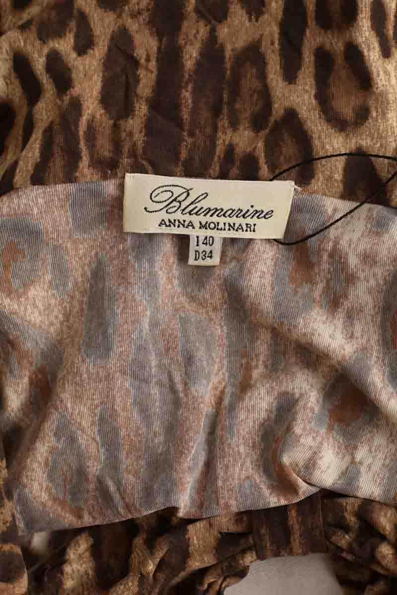Top Blumarine Marron en Synthétique