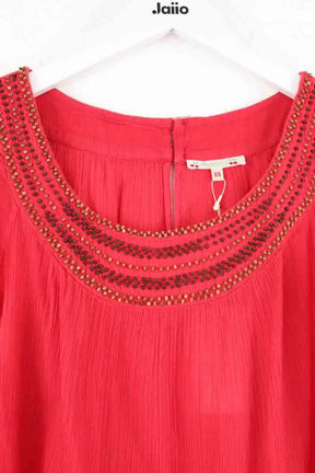 Top Bonpoint Rouge en Coton