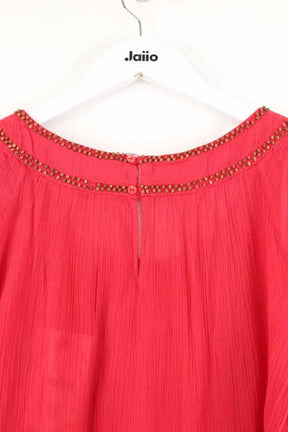Top Bonpoint Rouge en Coton