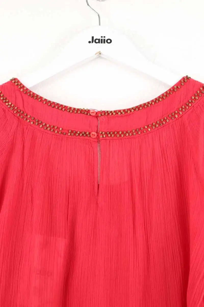Top Bonpoint Rouge en Coton