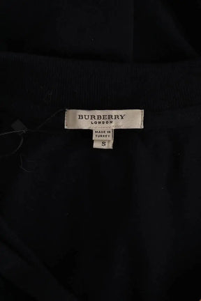 Top Burberry Noir en Coton