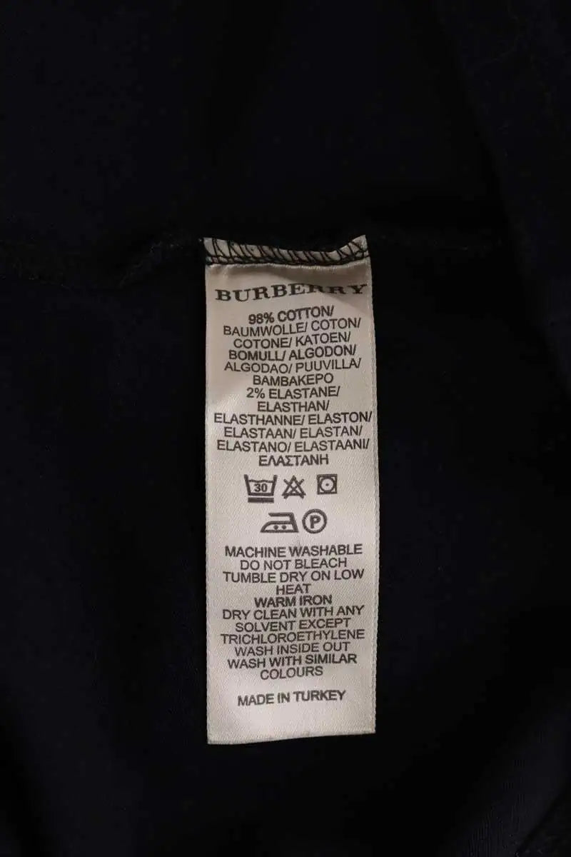 Top Burberry Noir en Coton