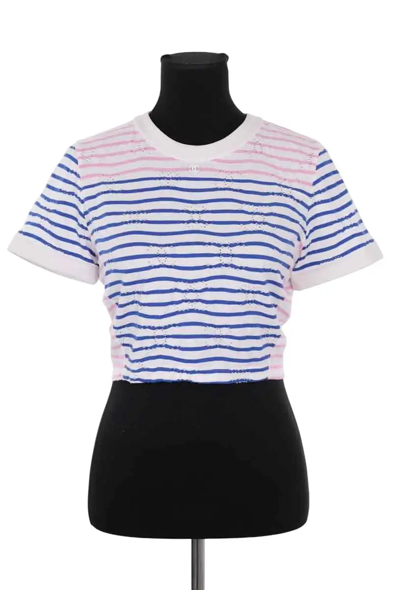 Top Chanel Multicolore en Coton, taille L - Seconde Main