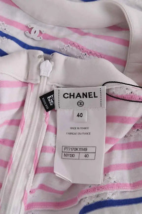 Top Chanel Multicolore en Coton