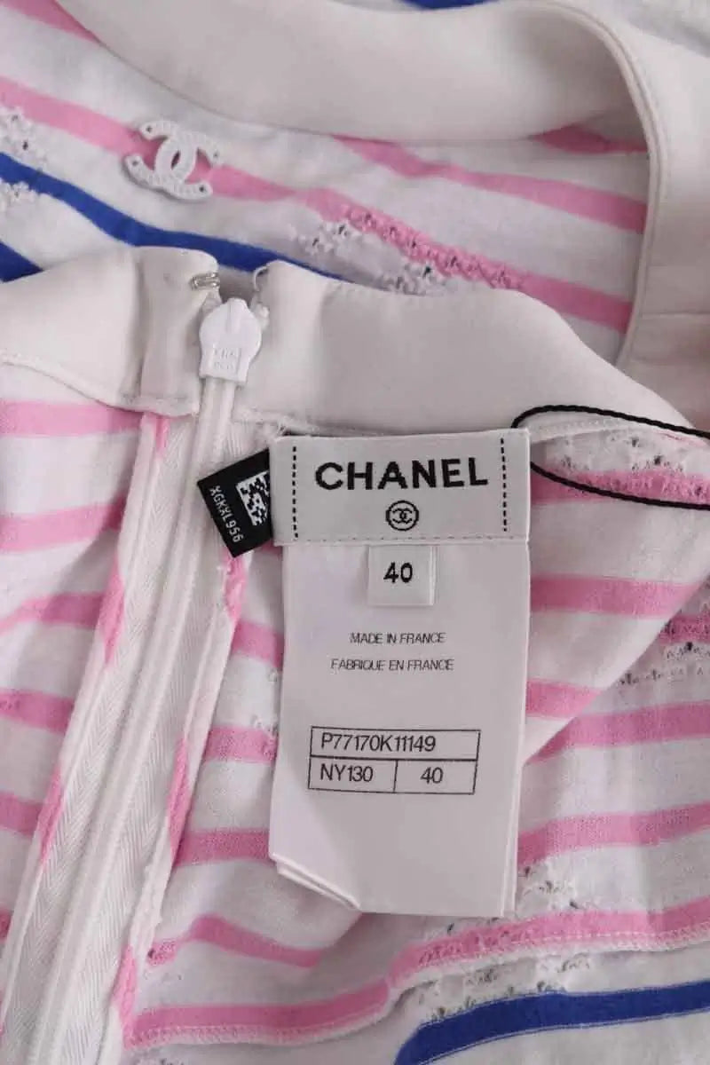 Top Chanel Multicolore en Coton