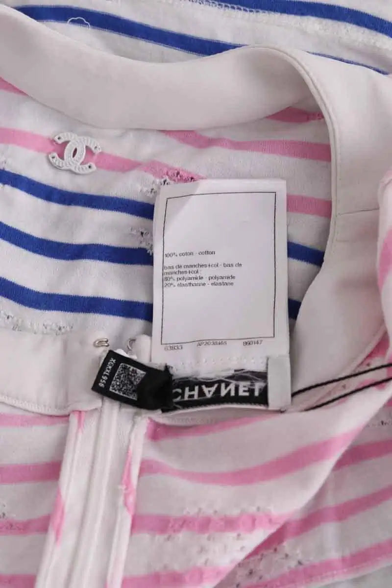 Top Chanel Multicolore en Coton