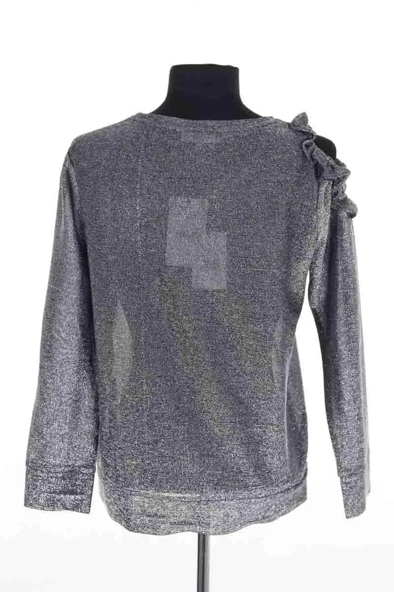 Top Claudie Pierlot Argent en Viscose