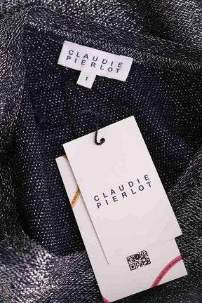 Top Claudie Pierlot Argent en Viscose