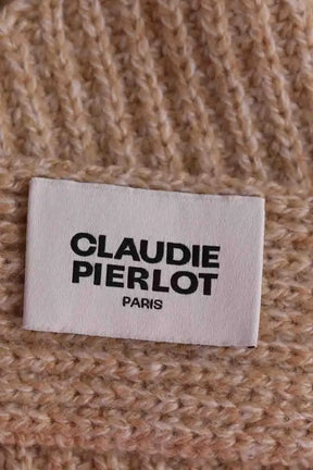Top Claudie Pierlot Beige en Laine