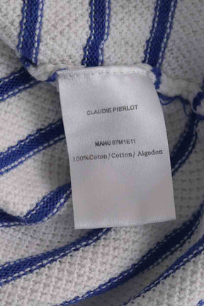 Top Claudie Pierlot Blanc en Coton