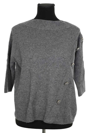 Top Claudie Pierlot Gris en Laine, taille S - Seconde Main