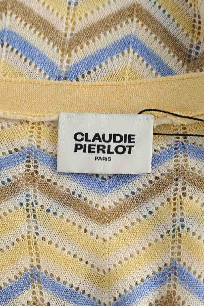 Top Claudie Pierlot Jaune en Polyester