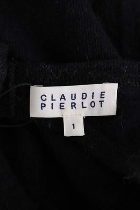 Top Claudie Pierlot Noir en Coton