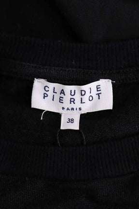 Top Claudie Pierlot Noir en Lin