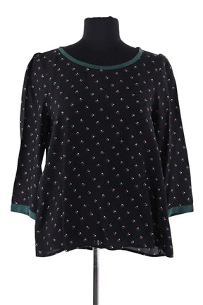 Top Claudie Pierlot Noir en Viscose, taille S - Seconde Main