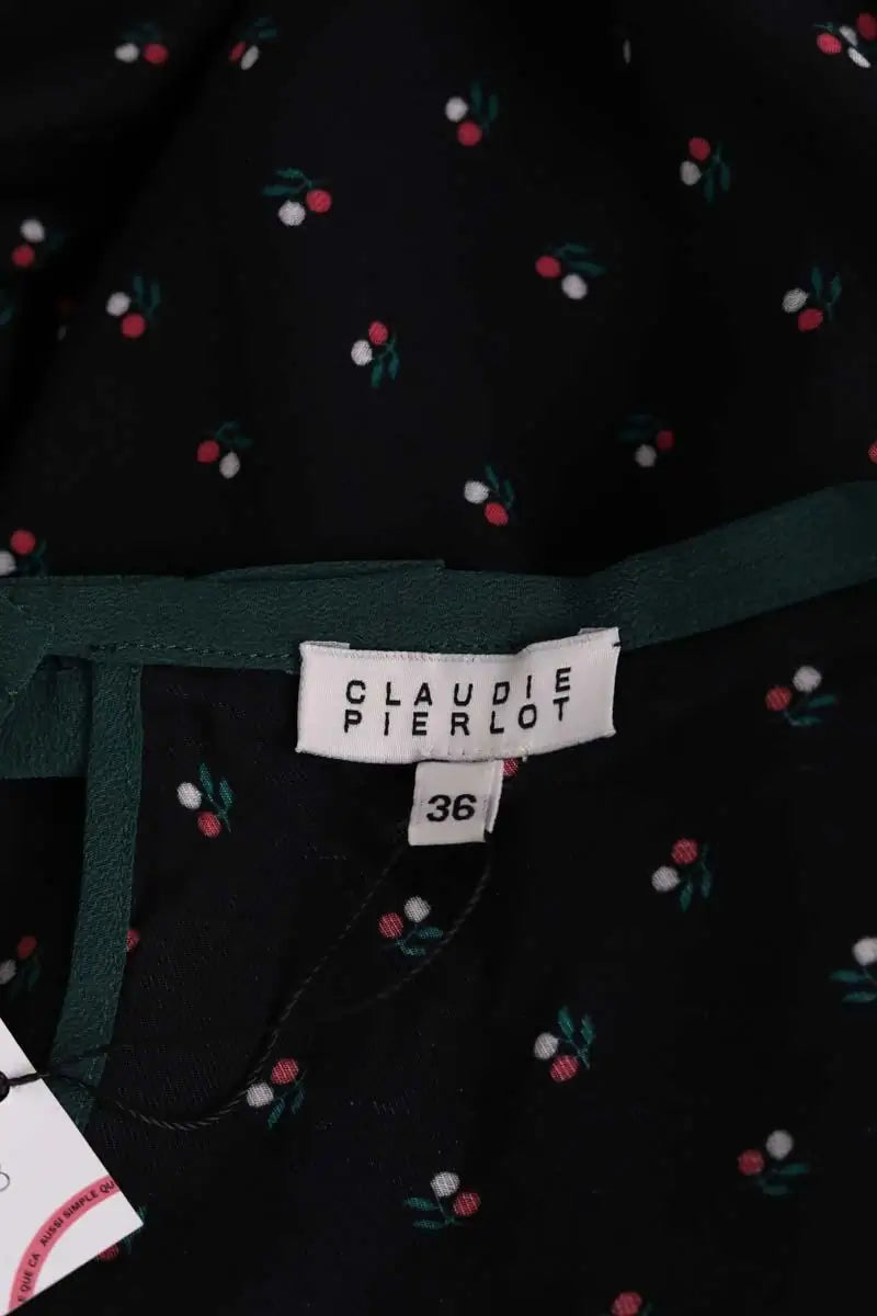 Top Claudie Pierlot Noir en Viscose
