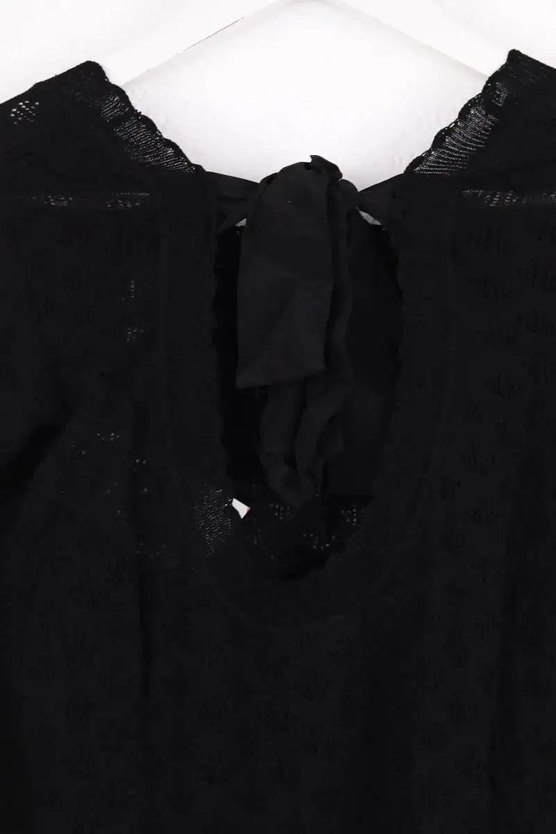 Top Claudie Pierlot Noir en Viscose