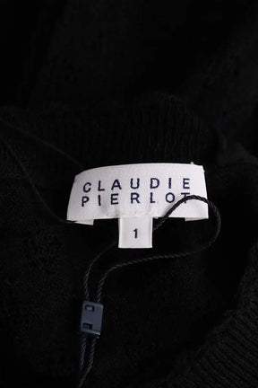 Top Claudie Pierlot Noir en Viscose