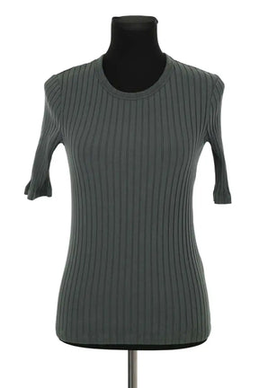 Top Closed Kaki en Coton, taille M - Seconde Main