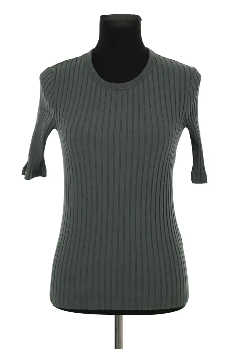 Top Closed Kaki en Coton, taille M - Seconde Main