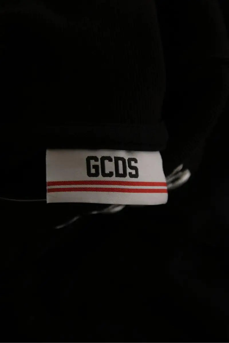 Top col roulé GCDS Noir en Coton
