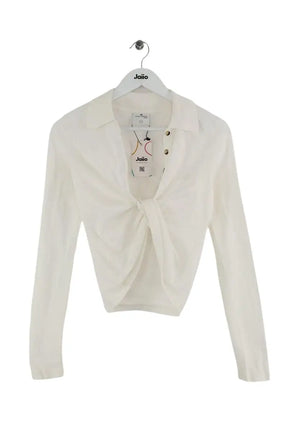Top Courrèges Blanc en Coton, taille S - Seconde Main