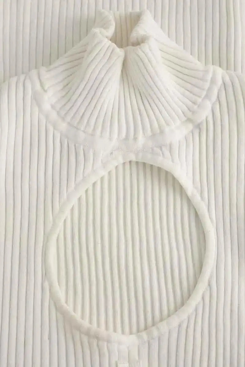 Top Courrèges Blanc en Viscose