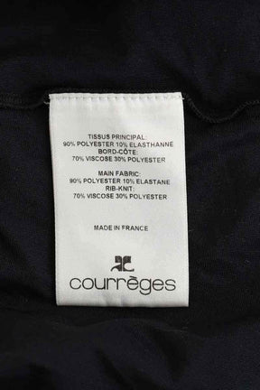 Top Courrèges Noir en Polyester