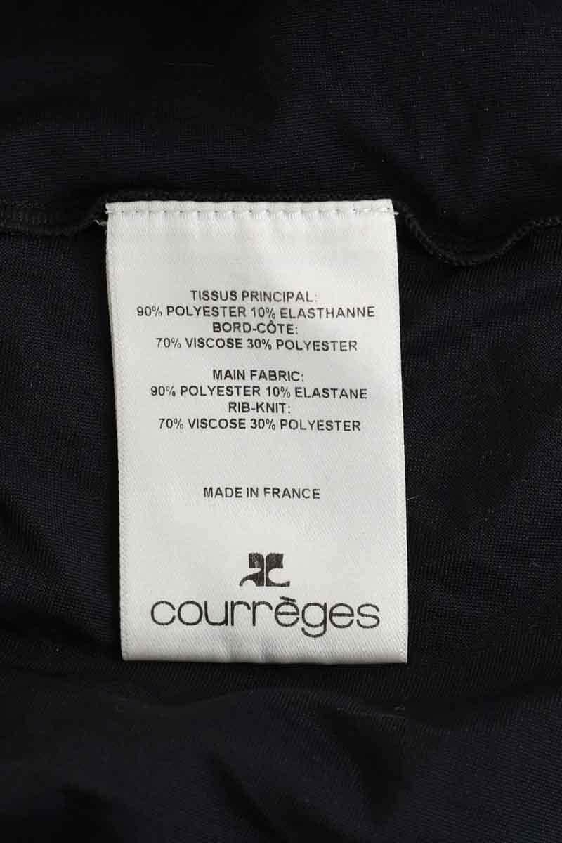 Top Courrèges Noir en Polyester