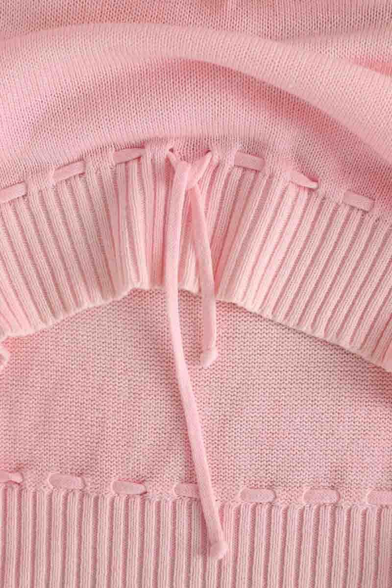 Top Courrèges Rose en Coton
