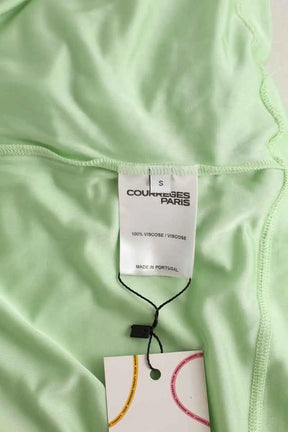 Top Courrèges Vert en Viscose